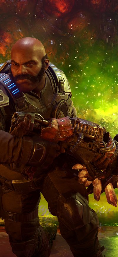 Fond d'écran iPhone Gears 5 4k