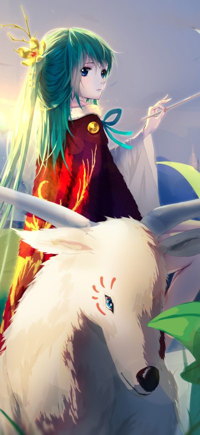 Fond d'écran iPhone Hatsune Miku 8k