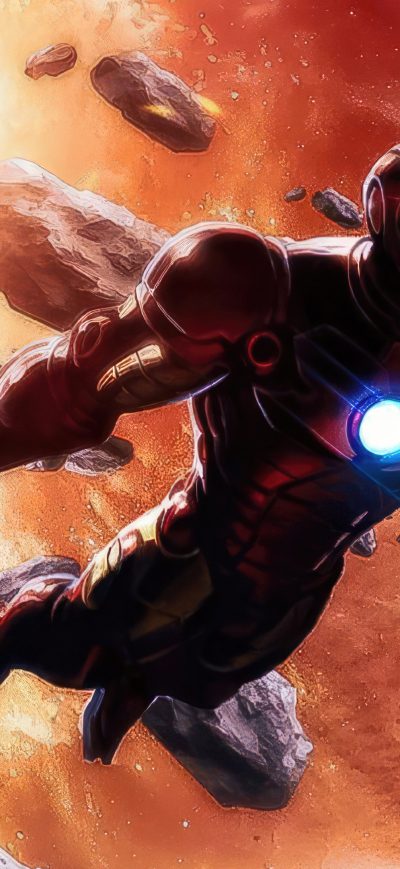 Fond d'écran iPhone Iron Man In Space