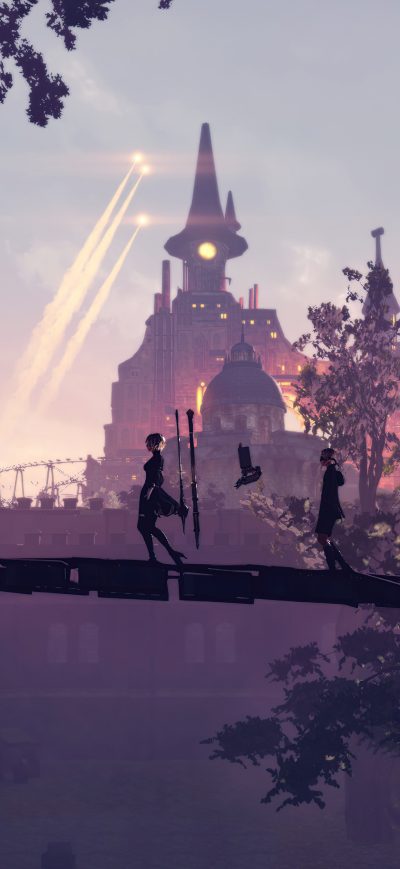 Fond d'écran iPhone Nier Automata New Path