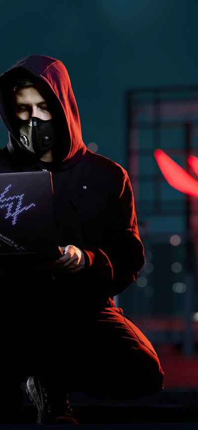 Fond d'écran iPhone Rog Zephyrus G14 Alan Walker Special Edition 4k