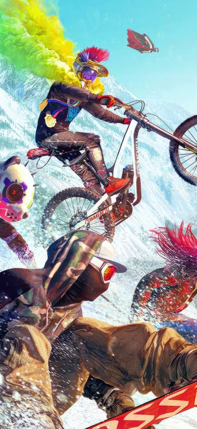 Fond d'écran Riders Republic Game sur iPhone