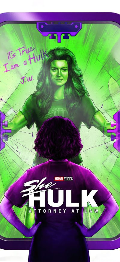 Fond d'écran iPhone She Hulk Attorney At Law Minimal 5k