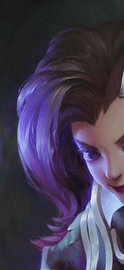 Fond d'écran iPhone Sombra Overwatch Game Girl