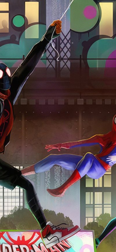 Fond d'écran iPhone Spidermans Across The Spiderverse