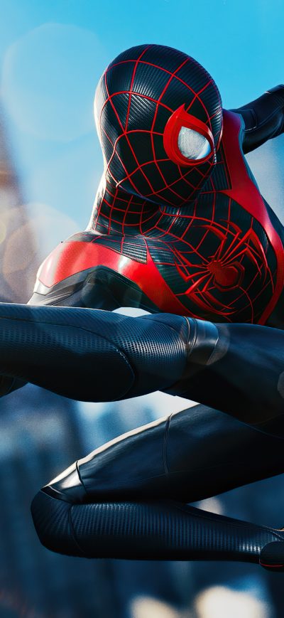 Fond d'écran iPhone Spider Man Miles Morales Marvel 2020