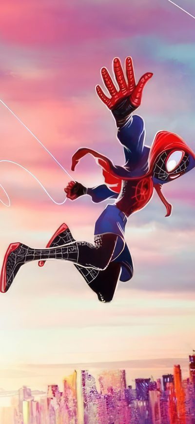Fond d'écran iPhone Spider Man Miles Morales 4k Artwork