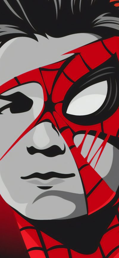 Fond d'écran iPhone Tom Holland Mask 4k