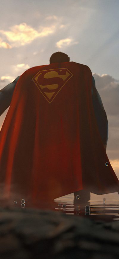 Fond d'écran iPhone Superman Rebirth 4k