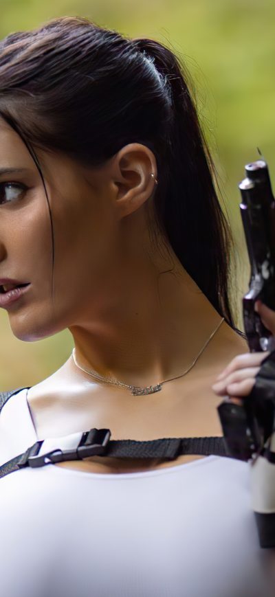 Fond d'écran iPhone Erin Olash Tomb Raider Cosplay