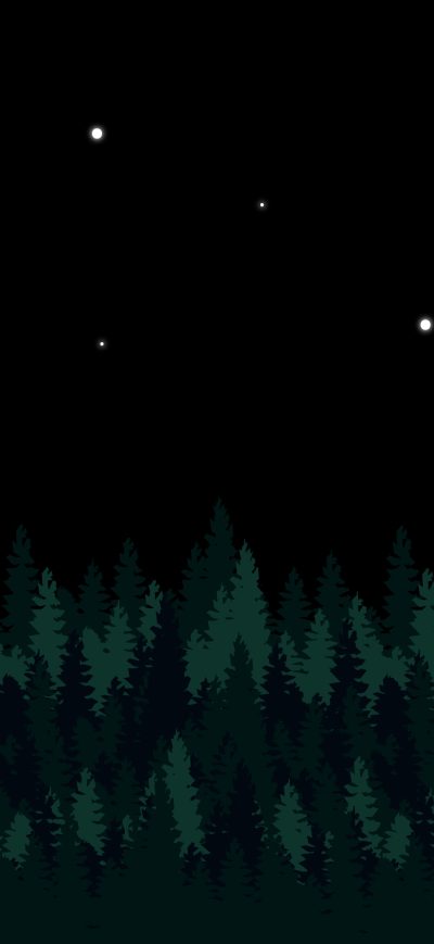 Fond d'écran iPhone Trees 8 Bit 4k