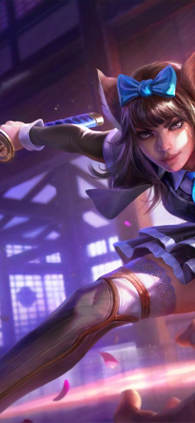 Fond d'écran iPhone Twilight Miho Vainglory 4k
