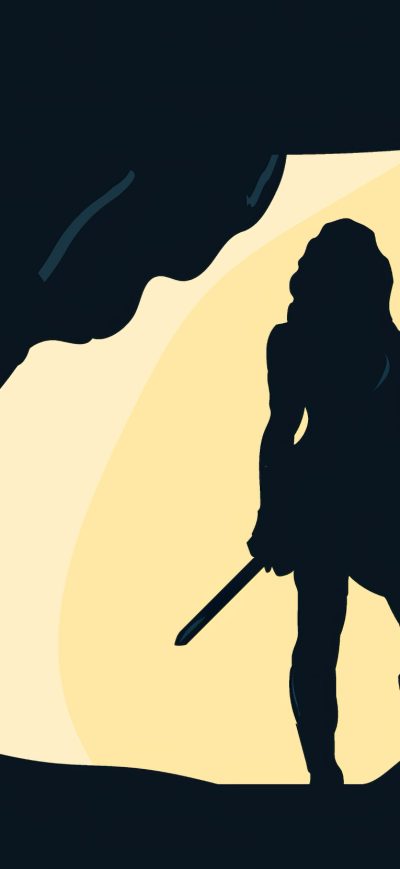 Fond d'écran iPhone Wonder Woman 2020 Minimal
