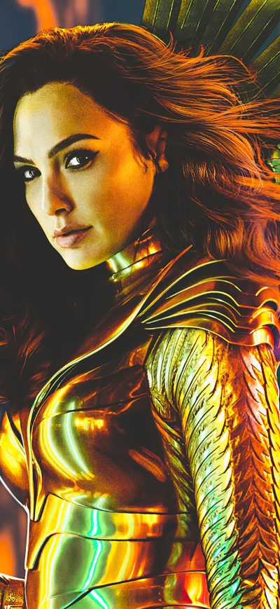 Fond d'écran iPhone Wonder Woman 1984 Wings 4k