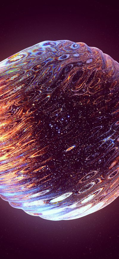Fond d'écran iPhone Space Honey Abstract 4k