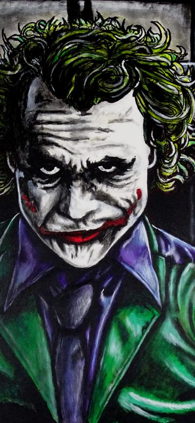 Fond d'écran Joker Behind Walls sur iPhone