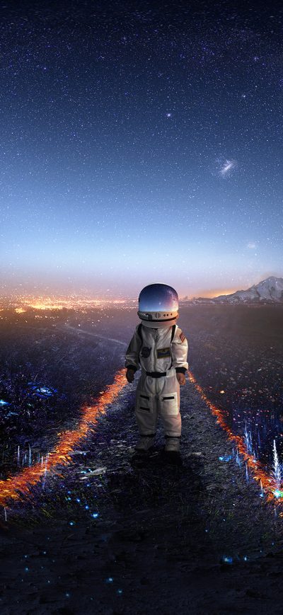 Fond d'écran iPhone Astronaut Creative Artwork Deviantart