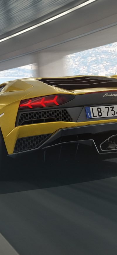 Fond d'écran 2017 Lamborghini Aventador S 8k sur iPhone