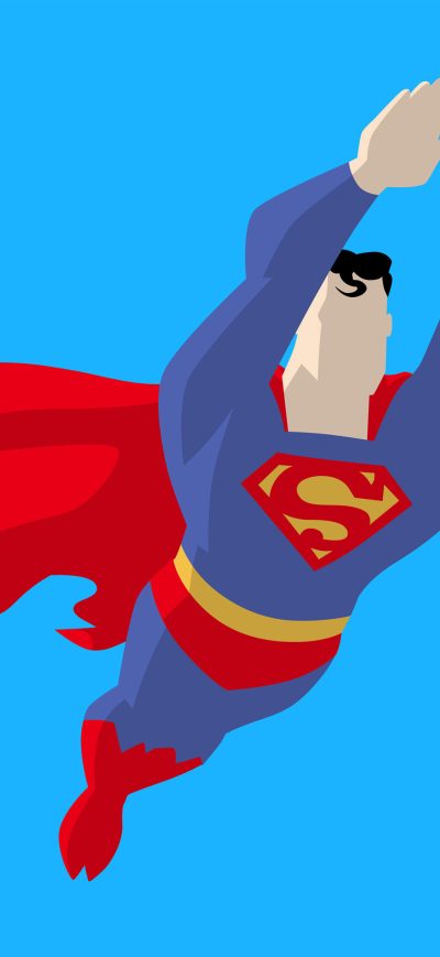 Fond d'écran iPhone Superman Vector Style
