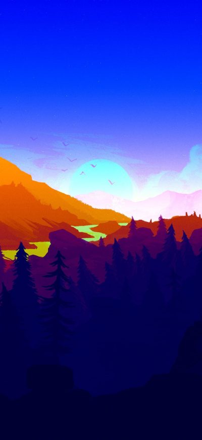 Fond d'écran iPhone Firewatch 4k