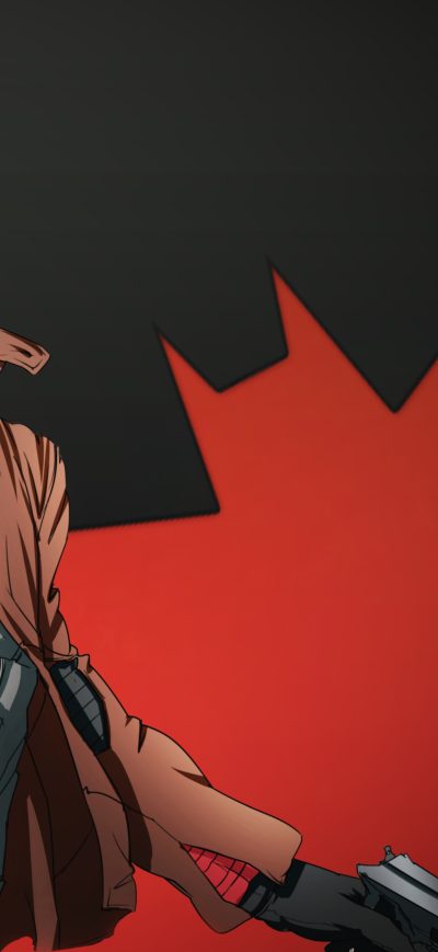 Fond d'écran iPhone Red Hood Artwork 10k