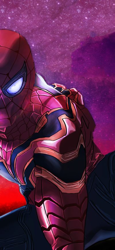 Fond d'écran iPhone Spiderman 5k Avengers Infinity War