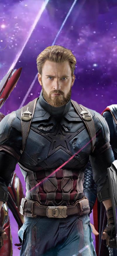 Fond d'écran iPhone Iron Man Captain America Thor In Avengers Infinity War Poster