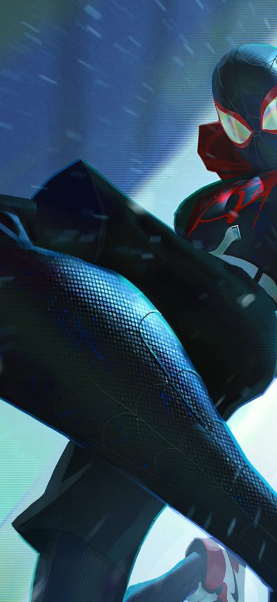 Fond d'écran iPhone SpiderMan Into The Spider Verse 2018 Arts