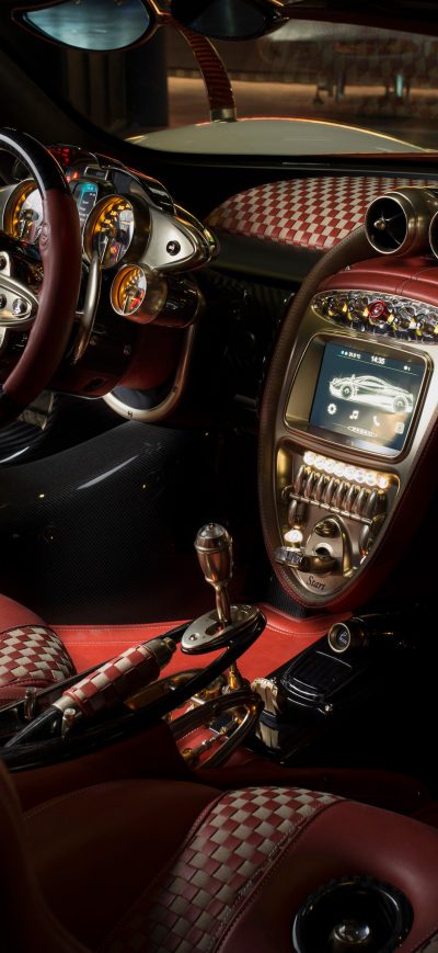 Fond d'écran iPhone Pagani Huayra Lampo 2018 Interior