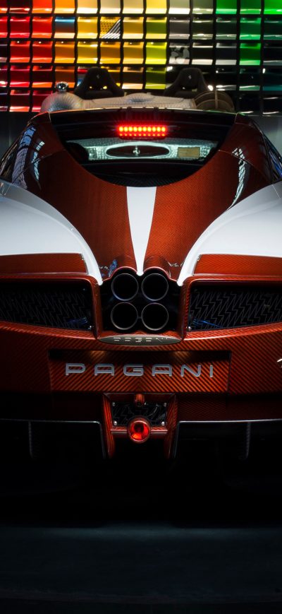 Fond d'écran iPhone Pagani Huayra Lampo 2018 Rear