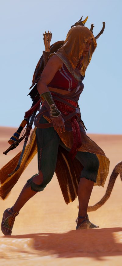 Fond d'écran iPhone Bayek Assassins Creed Origins Ubisoft 5k