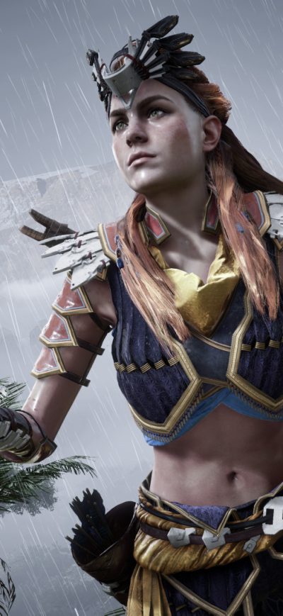 Fond d'écran iPhone Aloy Horizon Zero Dawn Art