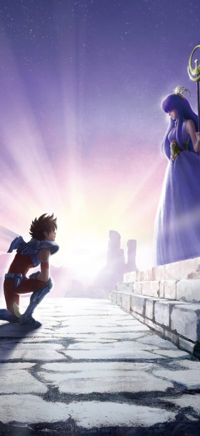Fond d'écran Saint Seiya Knights Of The Zodiac 2018 sur iPhone