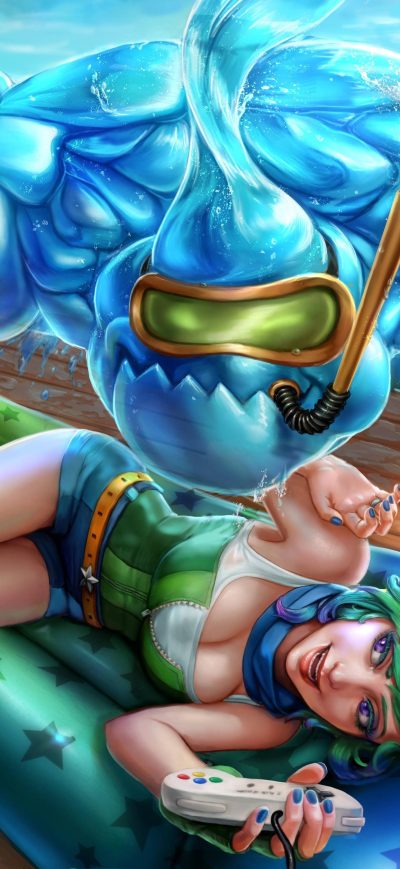 Fond d'écran iPhone Zac Riven League Of Legends