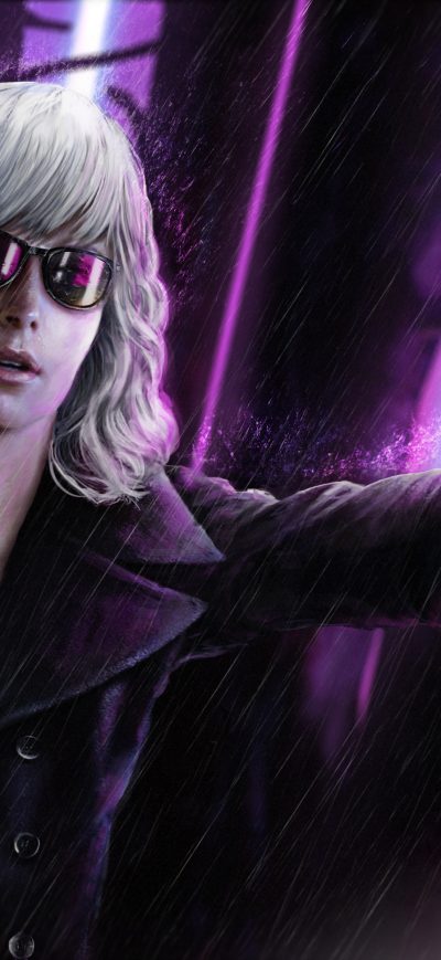 Fond d'écran iPhone Atomic Blonde Charlize Theron 4k Artwork