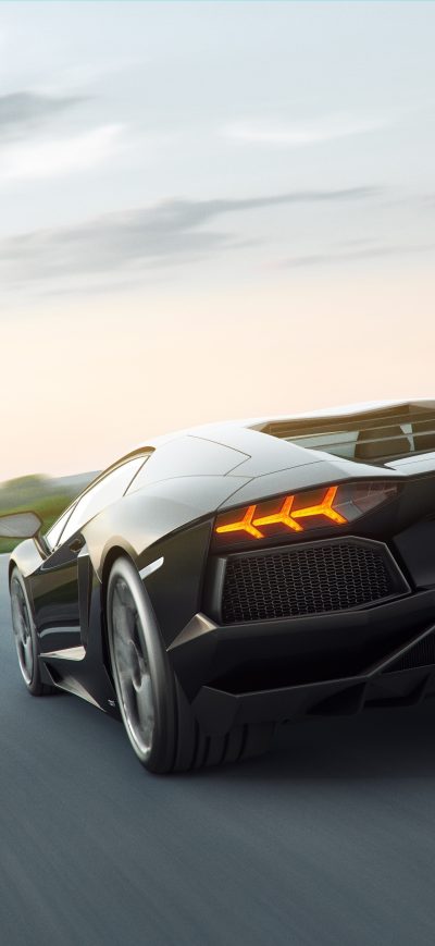 Fond d'écran iPhone Lamborghini 8k Rear