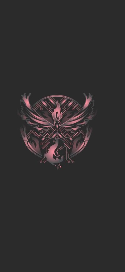 Fond d'écran iPhone Team Valor Minimalism