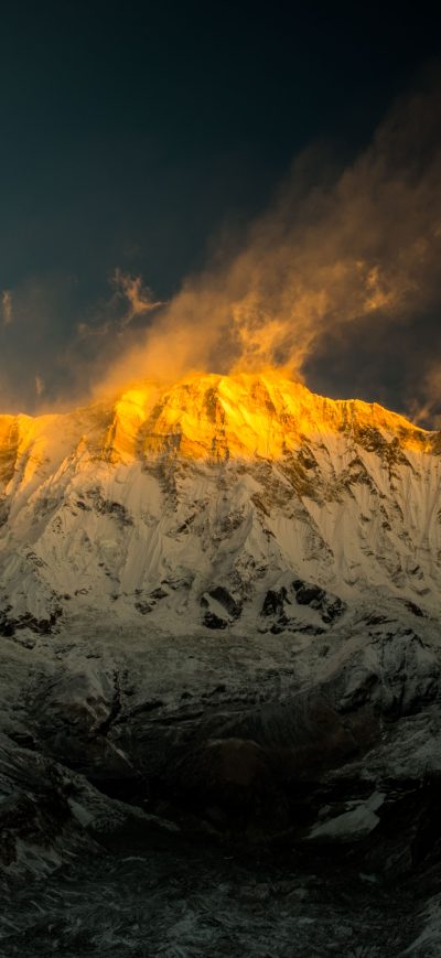 Fond d'écran iPhone Annapurna Mountains Nature Landscape 5k
