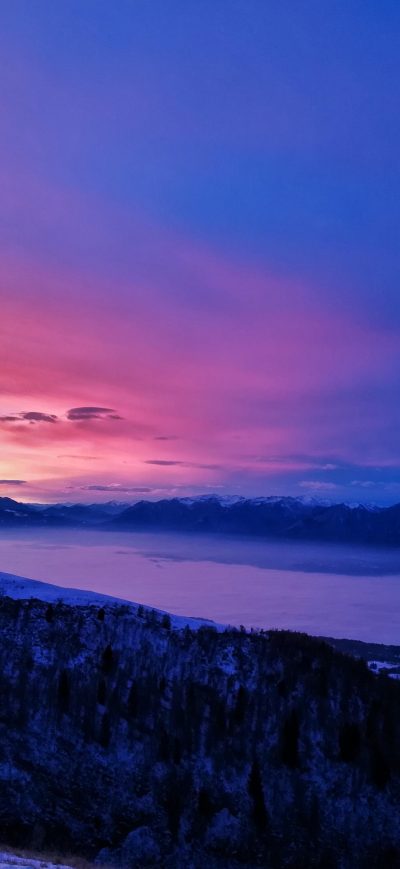 Fond d'écran iPhone Sunset View From Col Visentin 4k