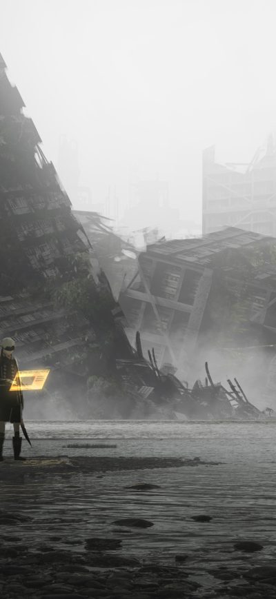 Fond d'écran YoRHa No 9 Type S NieR Automata sur iPhone