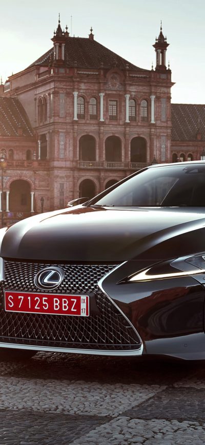 Fond d'écran iPhone Lexus LC 500h 2018