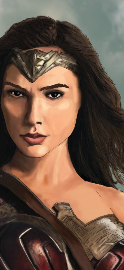 Fond d'écran iPhone Wonder Woman Digital Artworks