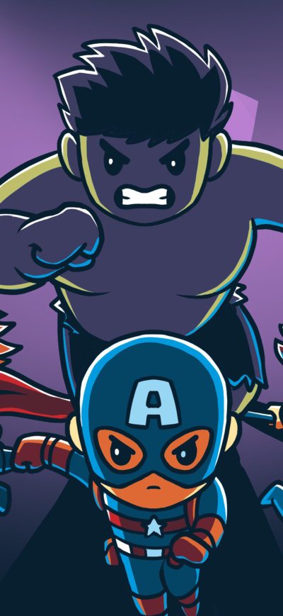 Fond d'écran iPhone Little Avengers