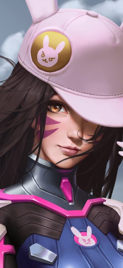 Fond d'écran iPhone Dva Overwatch Artwork 2