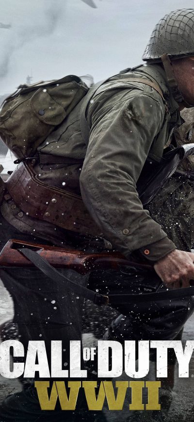 Fond d'écran iPhone Call Of Duty WW2 8k