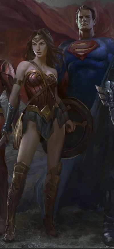 Fond d'écran iPhone Justice League Fan Art