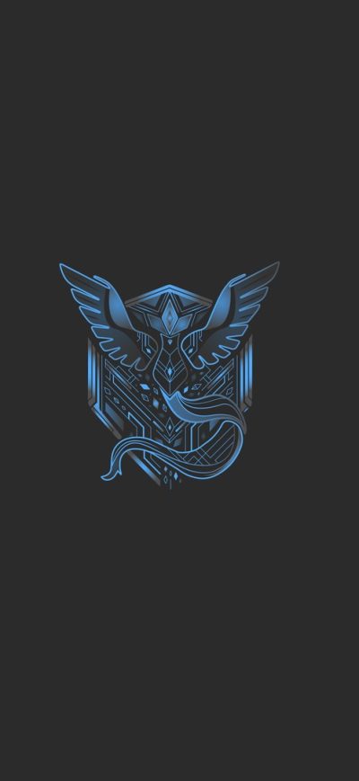 Fond d'écran iPhone Team Mystic Minimalism