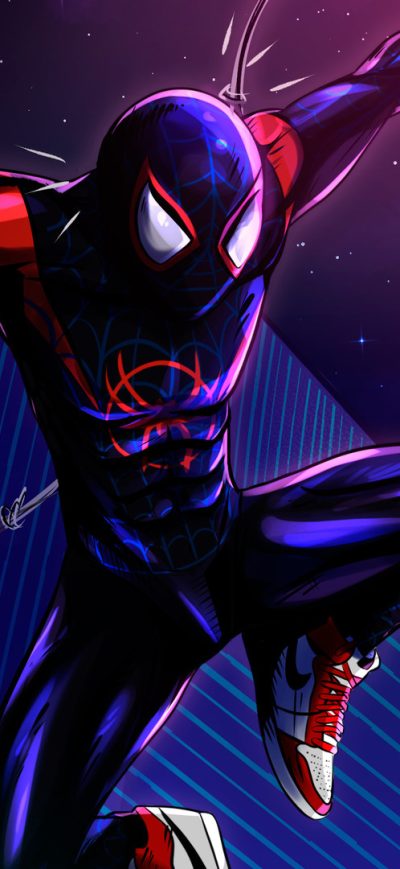 Fond d'écran iPhone New Spider Verse Arts