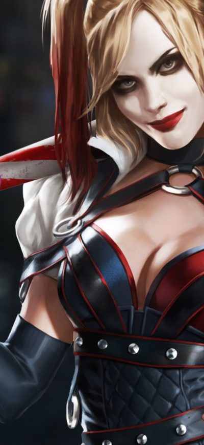 Fond d'écran Harley Quinn sur iPhone