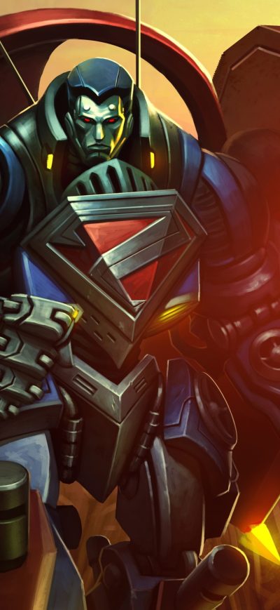 Fond d'écran iPhone Mecha Superman Infinite Crisis